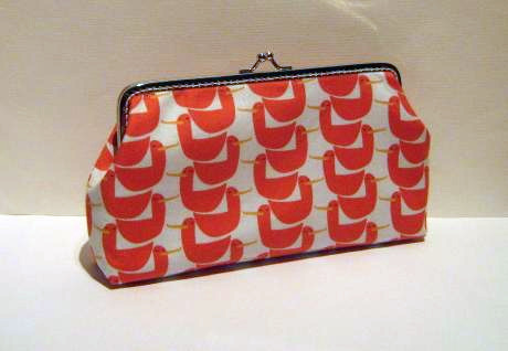 Orange Ducks Frame Clutch Frame Bag